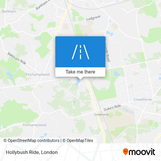 Hollybush Ride map