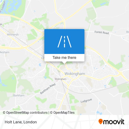 Holt Lane map