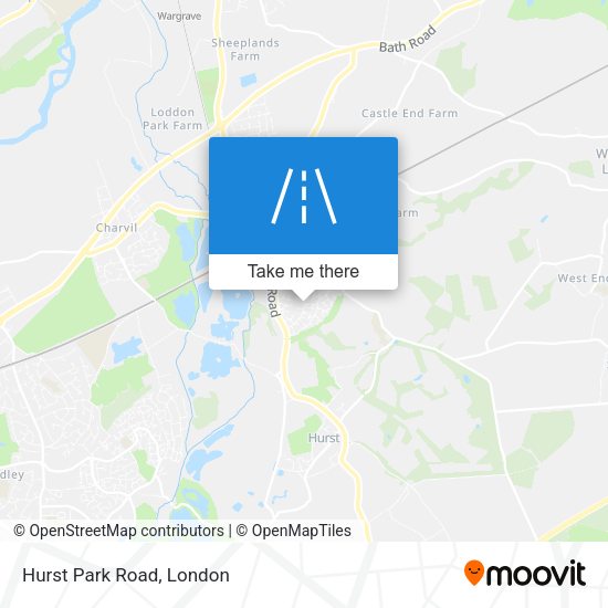 Hurst Park Road map
