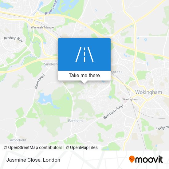Jasmine Close map