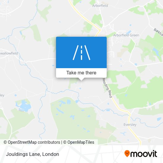 Jouldings Lane map