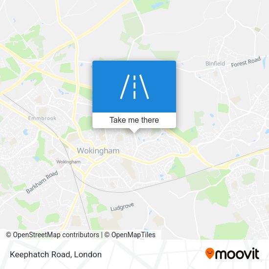 Keephatch Road map