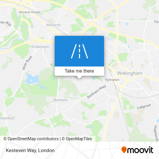 Kesteven Way map