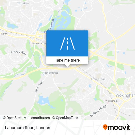 Laburnum Road map
