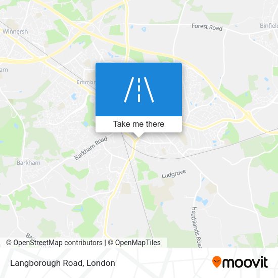 Langborough Road map