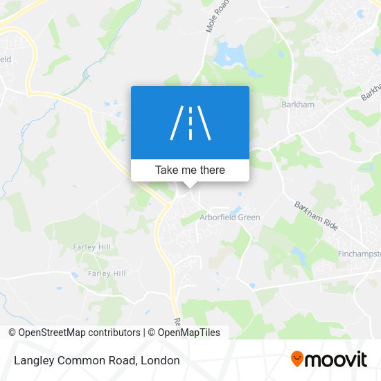 Langley Common Road map