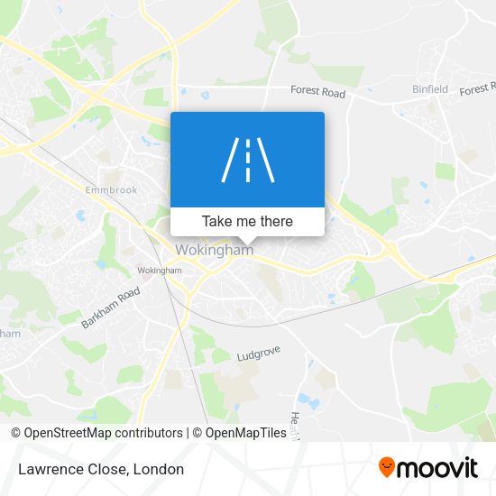 Lawrence Close map