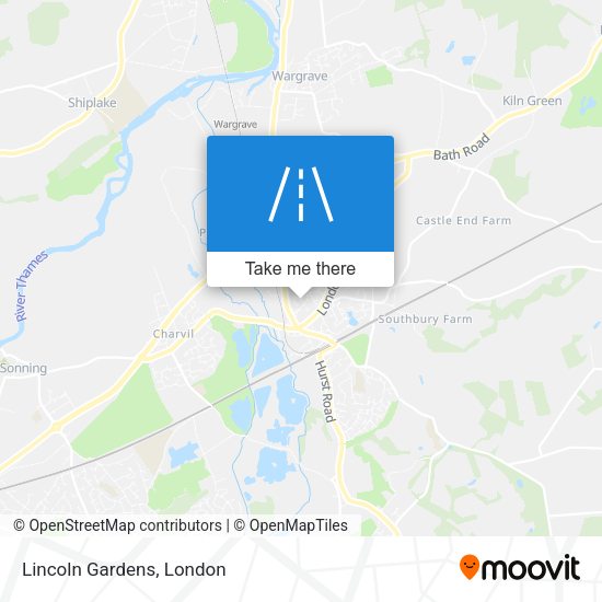 Lincoln Gardens map