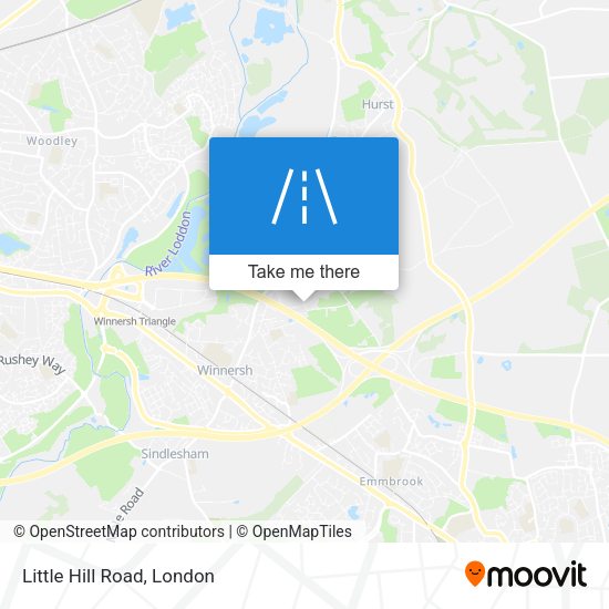Little Hill Road map