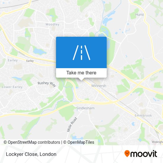 Lockyer Close map