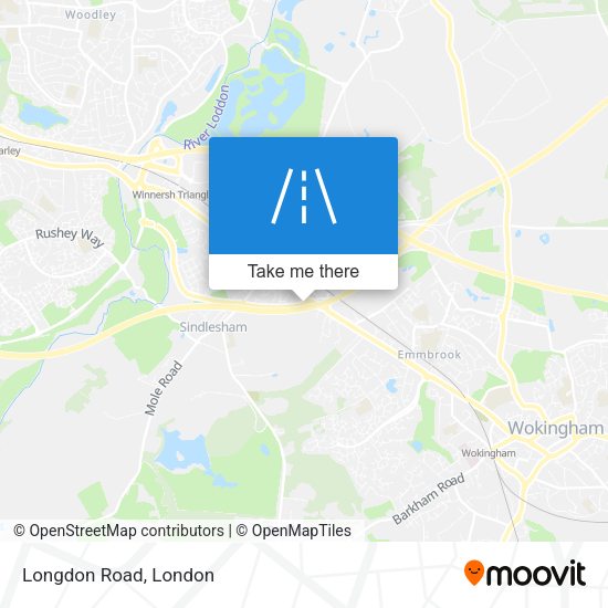 Longdon Road map