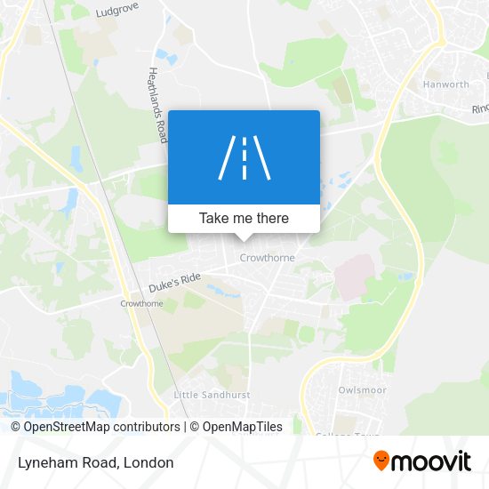 Lyneham Road map