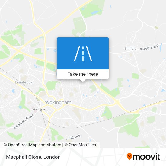 Macphail Close map