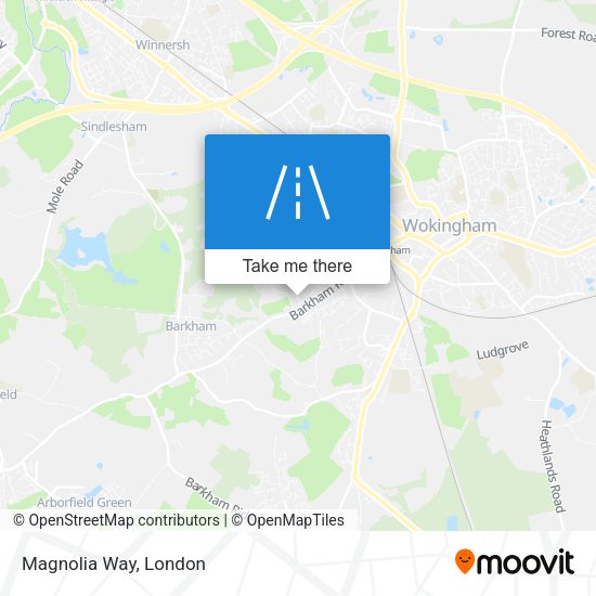 Magnolia Way map