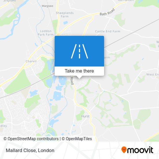Mallard Close map