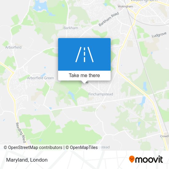 Maryland map