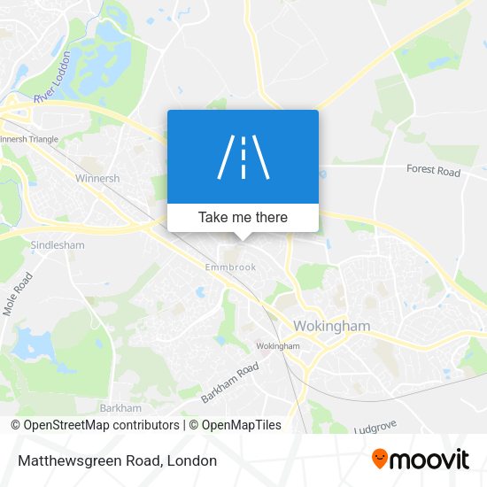 Matthewsgreen Road map