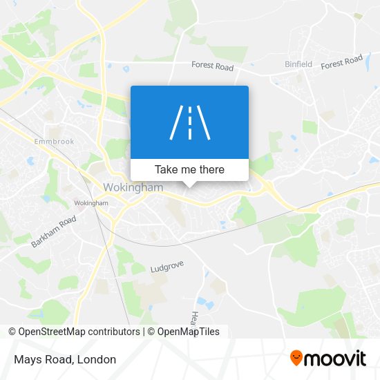 Mays Road map