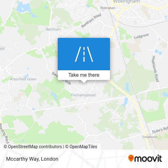 Mccarthy Way map