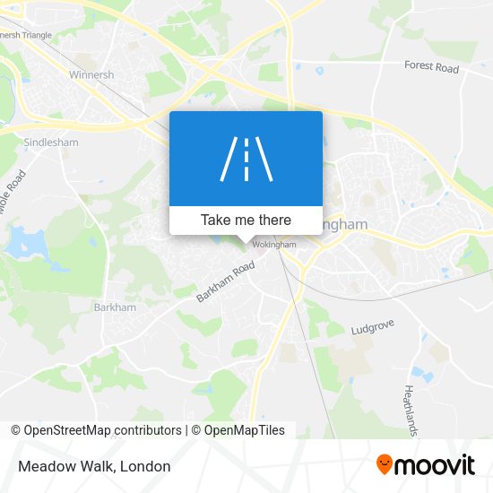 Meadow Walk map