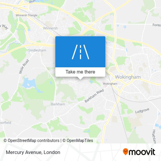 Mercury Avenue map