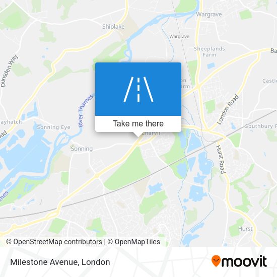 Milestone Avenue map