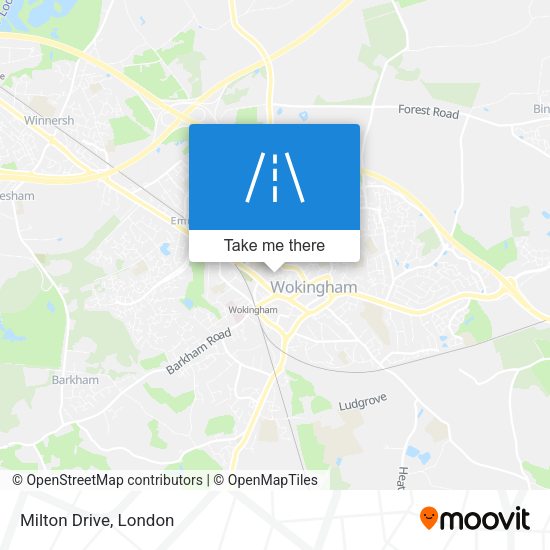 Milton Drive map