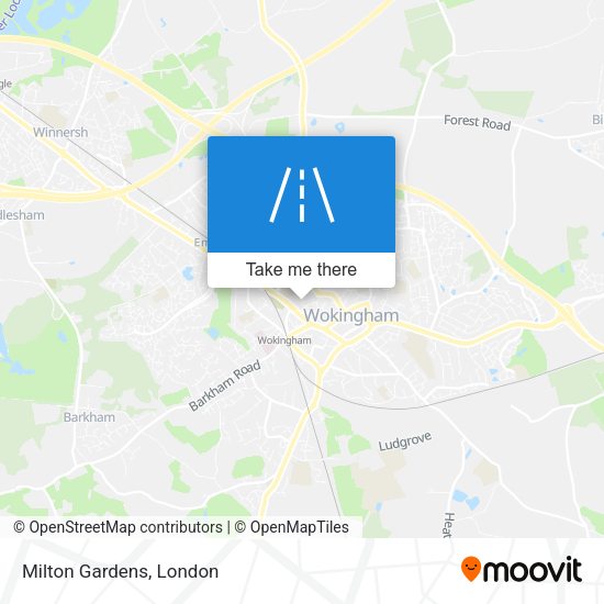 Milton Gardens map