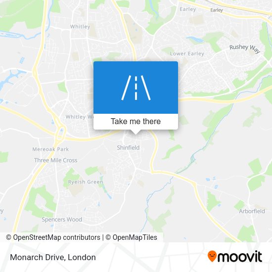 Monarch Drive map