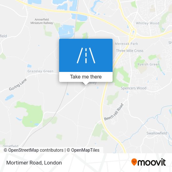 Mortimer Road map
