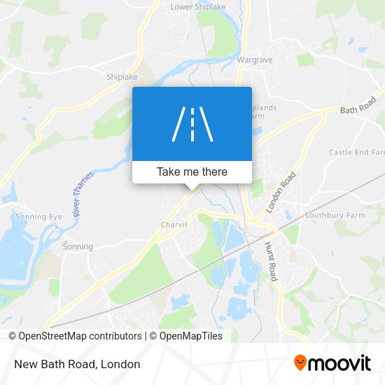 New Bath Road map