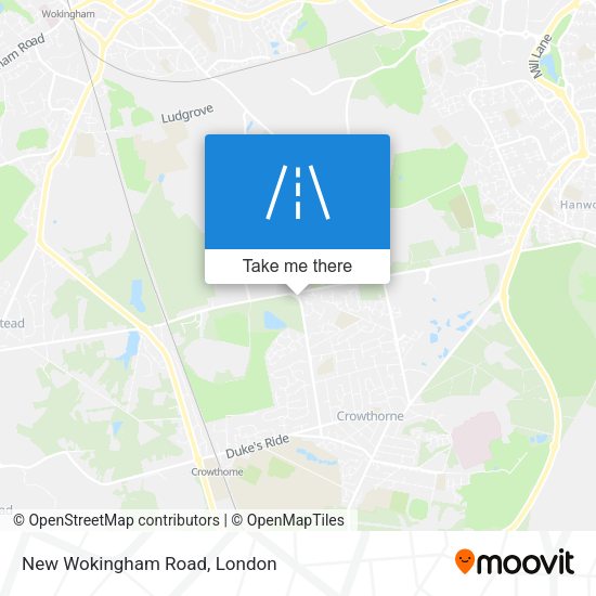 New Wokingham Road map