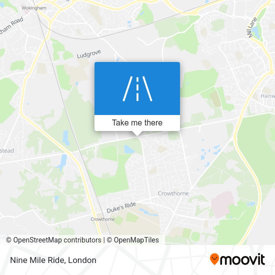 5 Mile Route From My House How To Get To Nine Mile Ride In Wokingham By Bus Or Train?