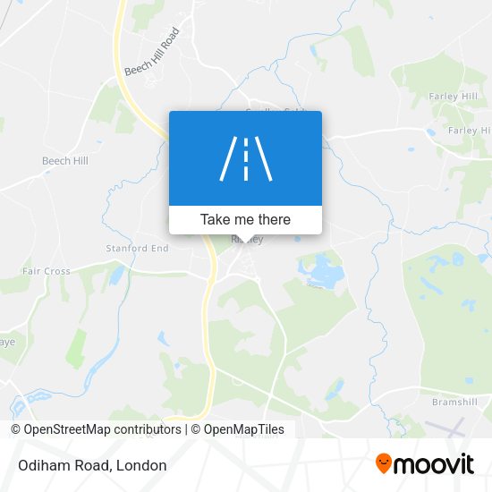 Odiham Road map