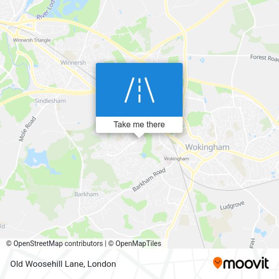 Old Woosehill Lane map