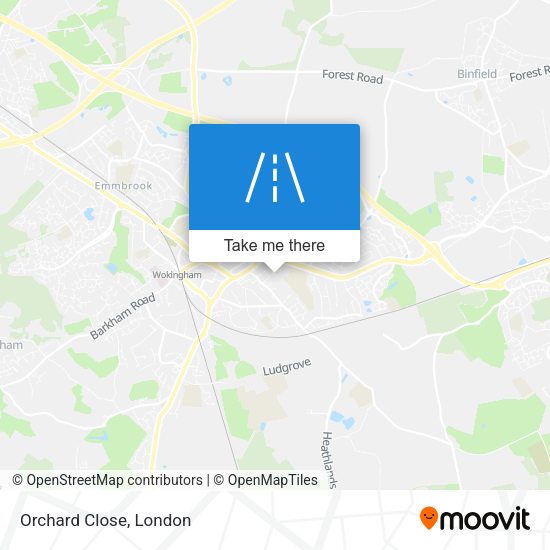 Orchard Close map