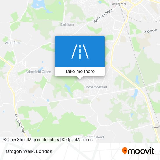 Oregon Walk map