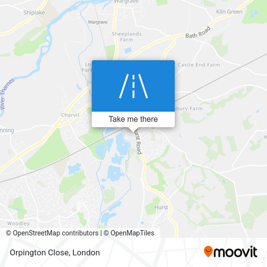 Orpington Close map