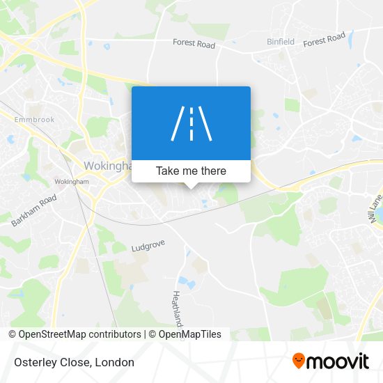 Osterley Close map