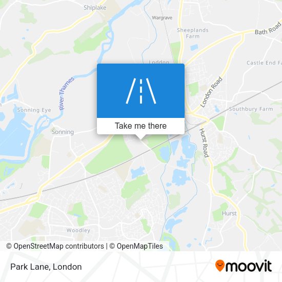 Park Lane map