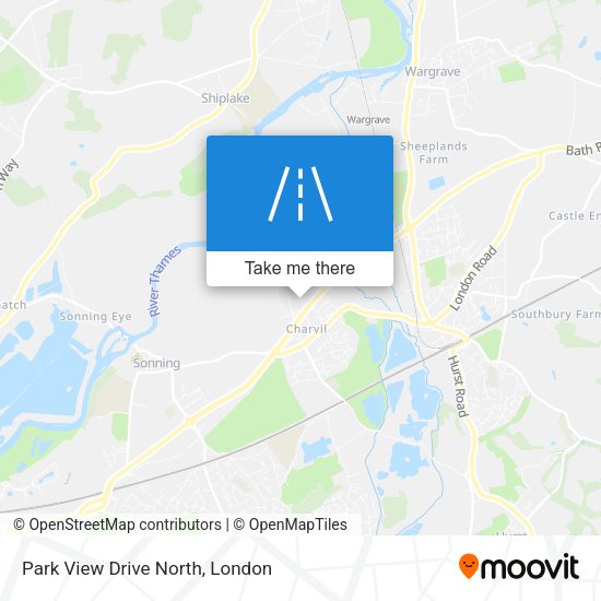Park View Drive North map