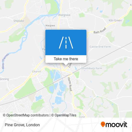Pine Grove map