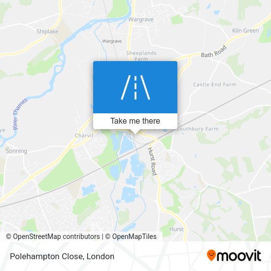 Polehampton Close map