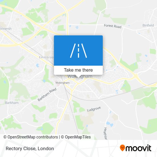Rectory Close map