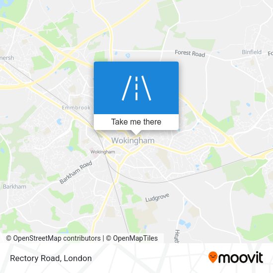 Rectory Road map