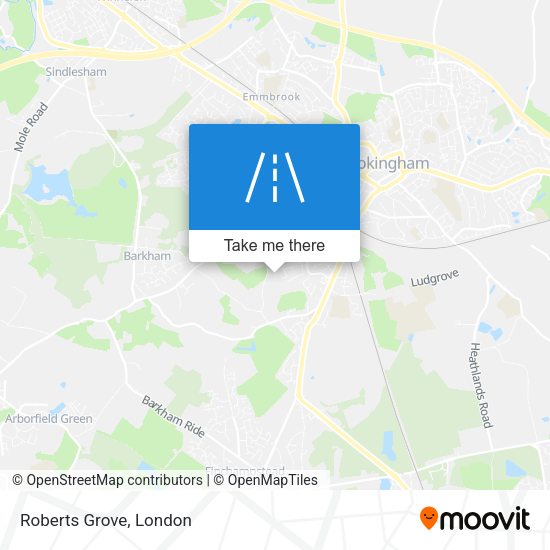 Roberts Grove map