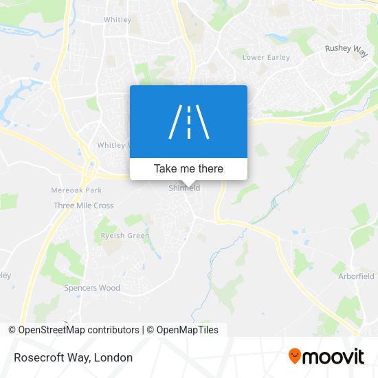 Rosecroft Way map