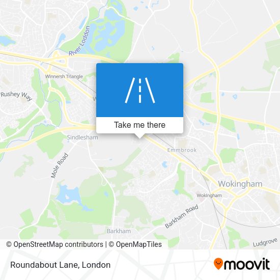 Roundabout Lane map