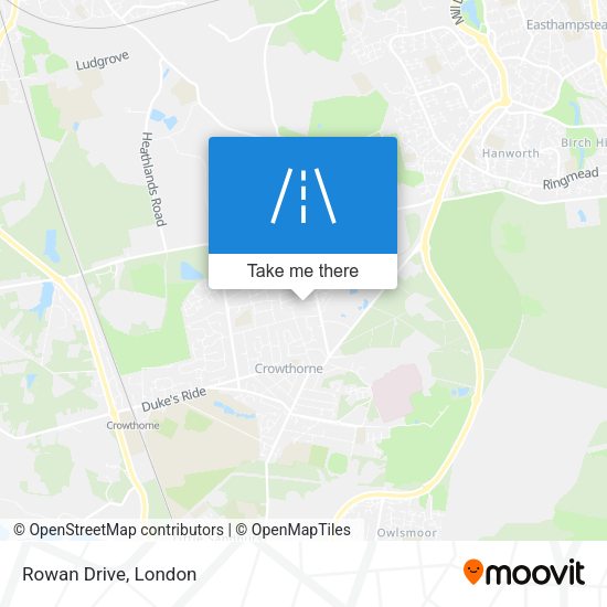 Rowan Drive map
