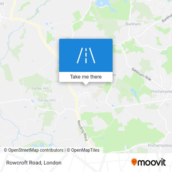 Rowcroft Road map